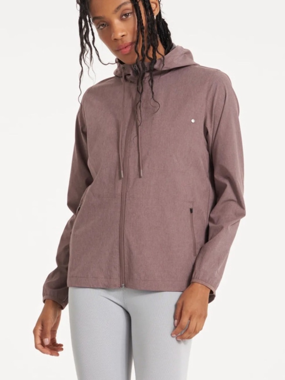VUORI Outdoor Trainer Shell Hazel XS Thin Lightweight Windbreaker Running